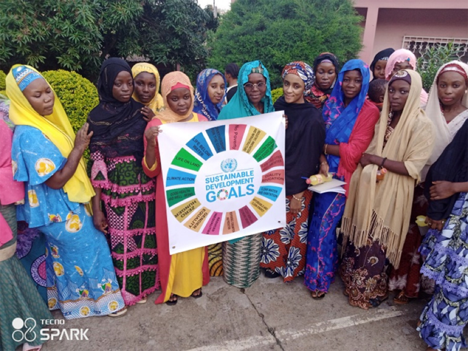 Capacity building workshop on the Sustainable Development Goals of Mbororo women in Cameroon. Photo from Asatu Amadou.